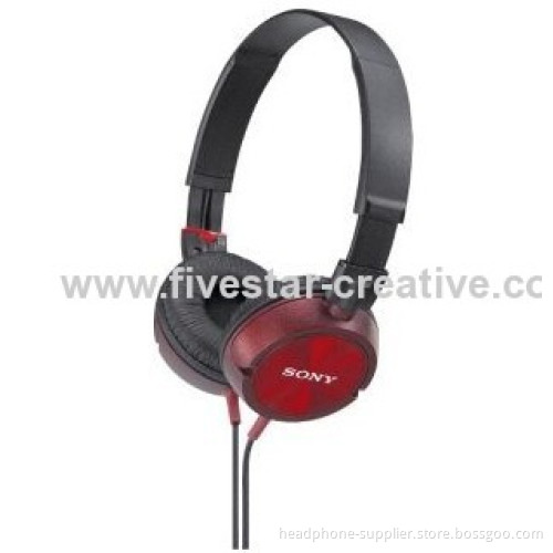 Sony Mdr-zx300 Fashionable Monitor Style Headphone-red